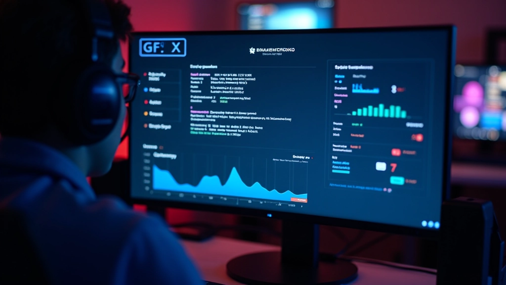 Overlay de MSI Afterburner mostrando temperatura, uso de GPU e frequência sobreposto num jogo